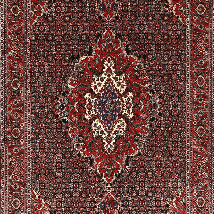 Traditional Dark Almond Brown Persian Rug, tr1555