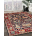 Machine Washable Traditional Saffron Red Rug in a Family Room, wshtr1556