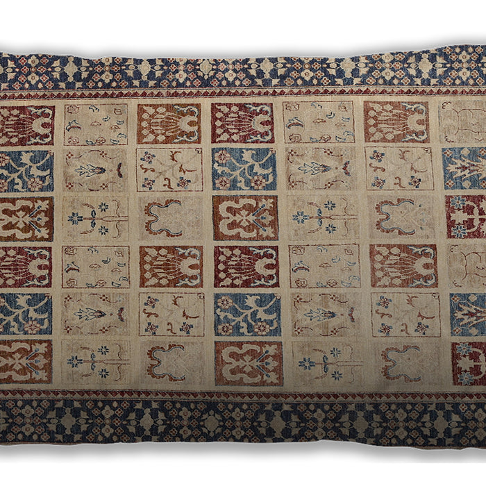 Traditional Classic Rectangular Brown Lumbar Throw Pillow, 13 inch by 19 inch, lbtr1559