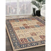 Traditional Brown Persian Rug in Family Room, tr1559