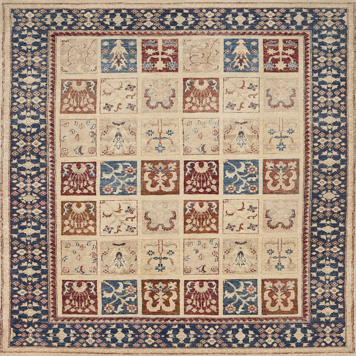 Square Traditional Brown Persian Rug, tr1559