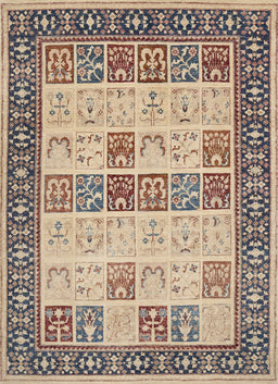 Machine Washable Traditional Brown Rug, wshtr1559