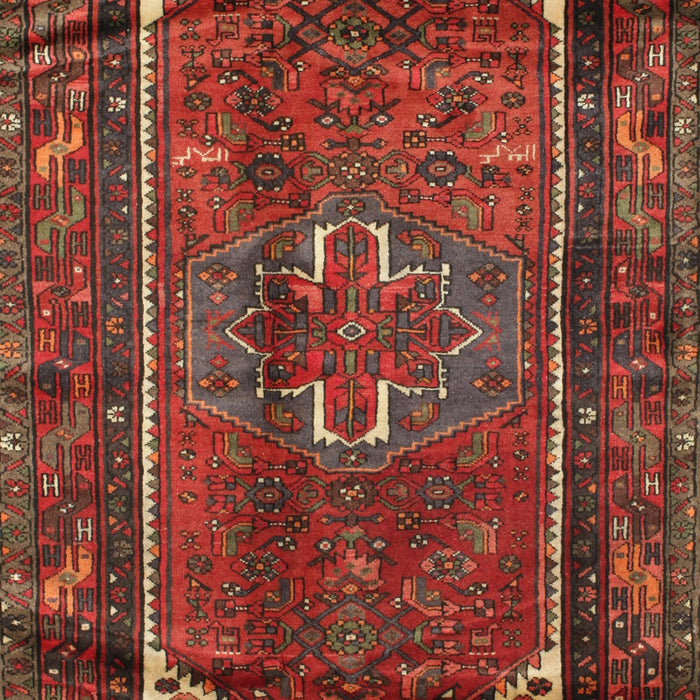 Traditional Sienna Brown Persian Rug, tr155