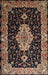 Machine Washable Traditional Chocolate Brown Rug, wshtr1561