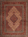 Traditional Saffron Red Persian Rug, tr1563