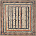 Round Machine Washable Traditional Brown Rug, wshtr1564