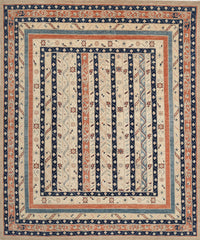 Machine Washable Traditional Brown Rug, wshtr1564