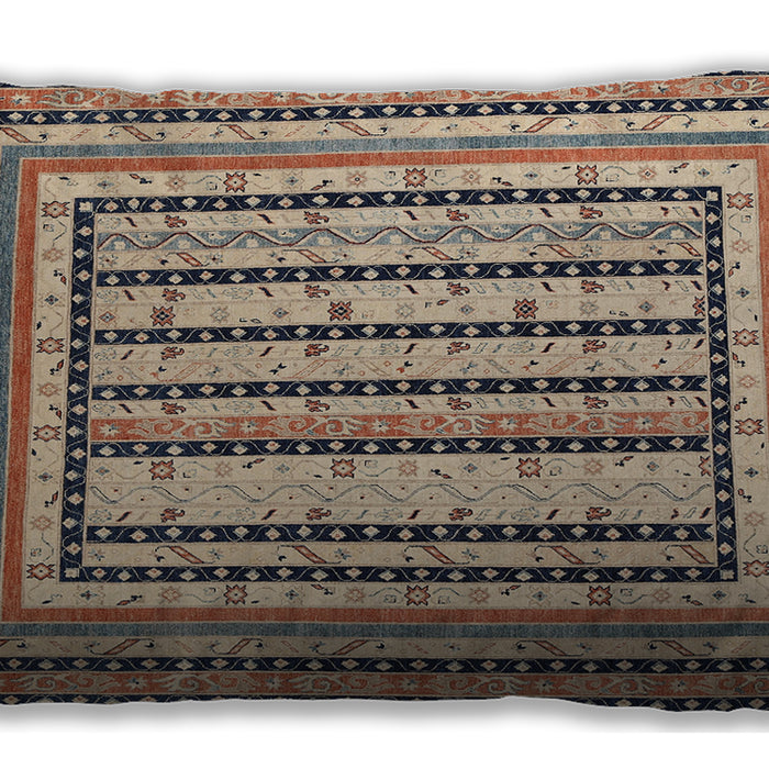 Traditional Classic Rectangular Brown Lumbar Throw Pillow, 13 inch by 19 inch, lbtr1564