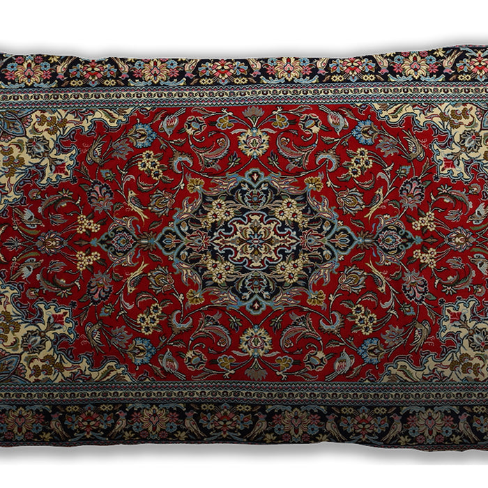 Traditional Classic Rectangular Brown Lumbar Throw Pillow, 13 inch by 19 inch, lbtr1567