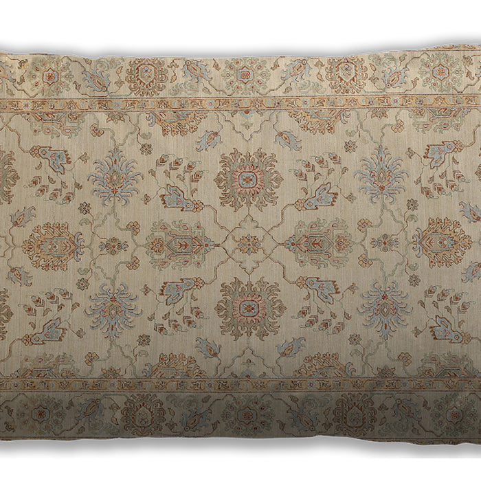 Traditional Classic Rectangular Brown Lumbar Throw Pillow, 13 inch by 19 inch, lbtr1571