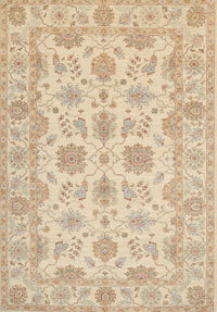 Machine Washable Traditional Brown Rug, wshtr1571