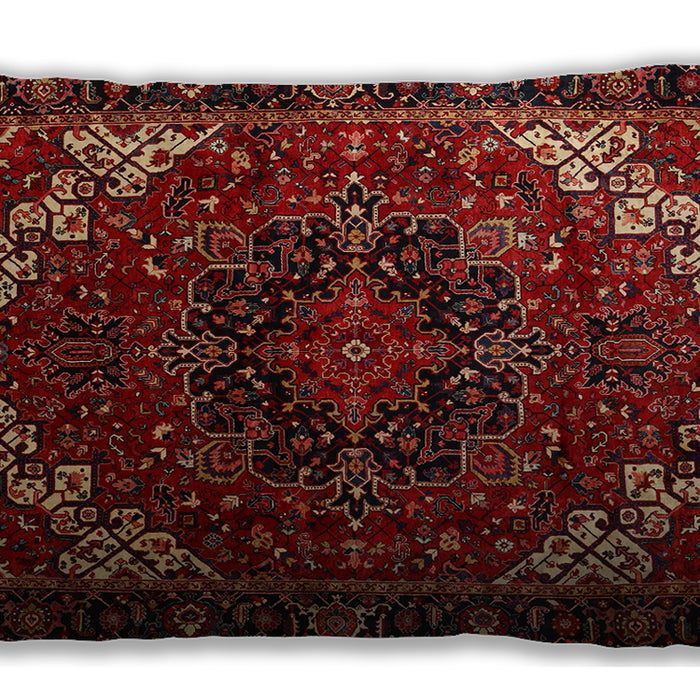 Traditional Classic Rectangular Sienna Brown Lumbar Throw Pillow, 13 inch by 19 inch, lbtr1573