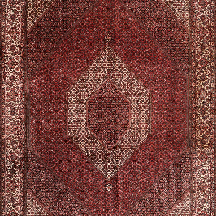 Traditional Rust Pink Medallion Rug, tr1576