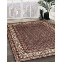 Traditional Camel Brown Persian Rug, tr1579