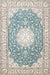 Traditional White Gold Medallion Rug, tr157