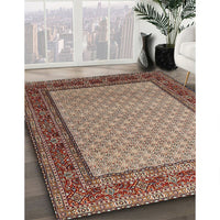 Traditional Red Brown Persian Rug, tr1580