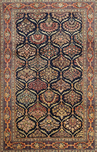 Machine Washable Traditional Bakers Brown Rug, wshtr1581