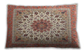 Traditional Classic Rectangular Deep Peach Orange Lumbar Throw Pillow, 13 inch by 19 inch, lbtr1585