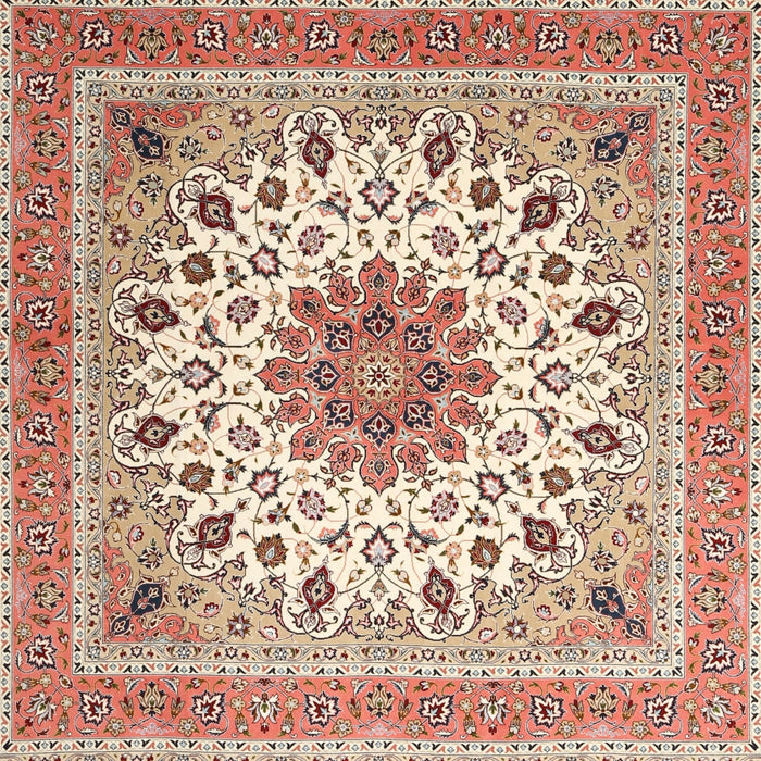 Machine Washable Traditional Deep Peach Orange Rug, wshtr1585
