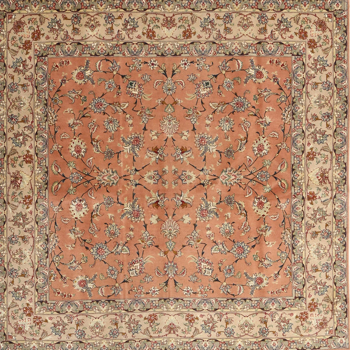 Traditional Sand Brown Persian Rug, tr1586