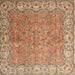 Traditional Sand Brown Persian Rug, tr1586