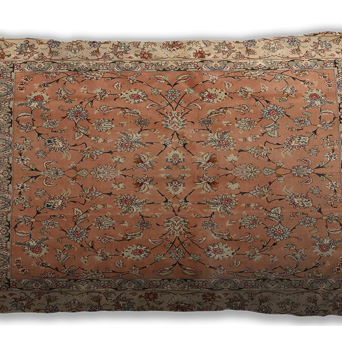 Traditional Classic Rectangular Brown Sand Brown Lumbar Throw Pillow, 13 inch by 19 inch, lbtr1586