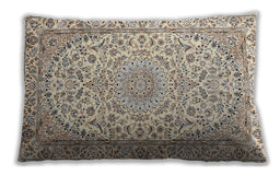 Traditional Classic Rectangular Dark Almond Brown Lumbar Throw Pillow, 13 inch by 19 inch, lbtr1587