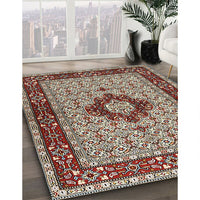 Traditional Tan Brown Persian Rug, tr1591