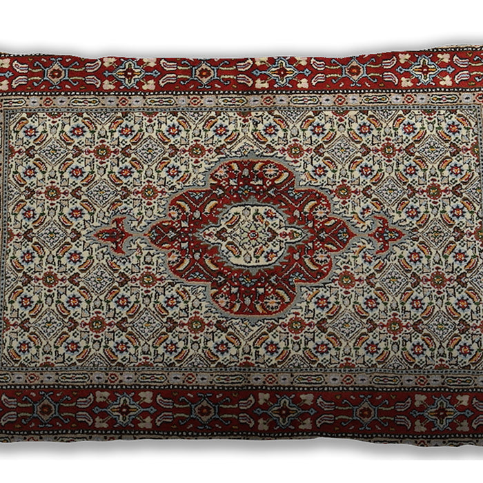 Traditional Classic Rectangular Tan Brown Lumbar Throw Pillow, 13 inch by 19 inch, lbtr1591