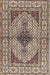 Machine Washable Traditional Sepia Brown Rug, wshtr1592