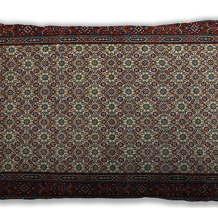 Traditional Classic Rectangular Red Lumbar Throw Pillow, 13 inch by 19 inch, lbtr1593