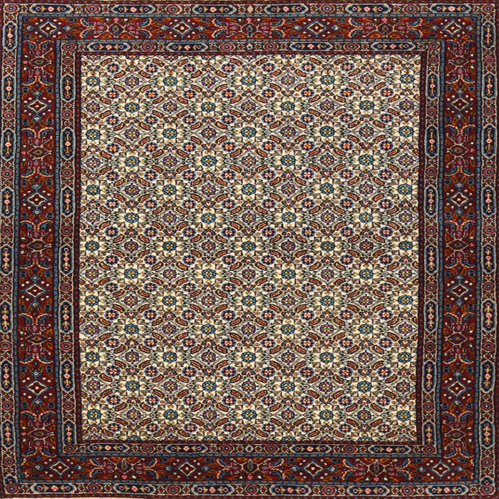 Square Traditional Red Persian Rug, tr1593