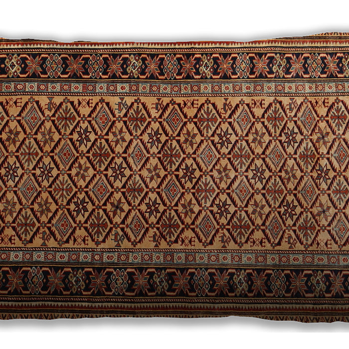 Traditional Classic Rectangular Saffron Red Lumbar Throw Pillow, 13 inch by 19 inch, lbtr1594