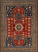 Traditional Deep Red Persian Rug, tr1595