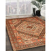 Machine Washable Traditional Tomato Red Rug in a Family Room, wshtr1597