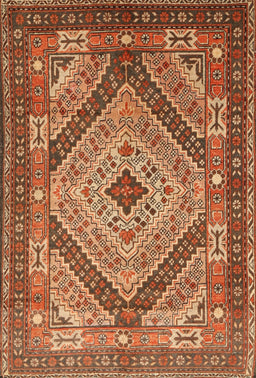 Machine Washable Traditional Tomato Red Rug, wshtr1597