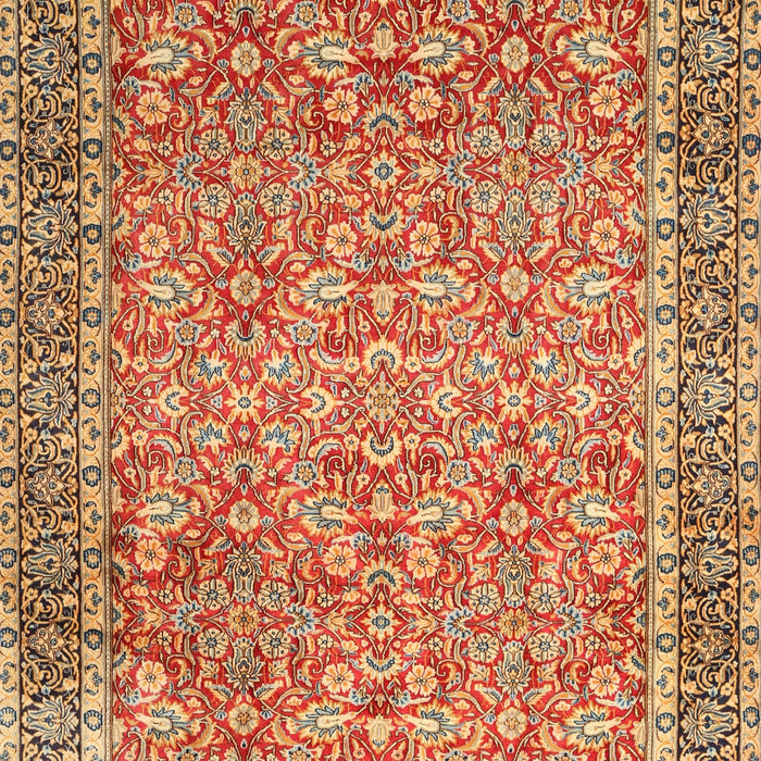 Traditional Yellow Orange Persian Rug, tr1599