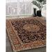 Traditional Red Medallion Rug in Family Room, tr15