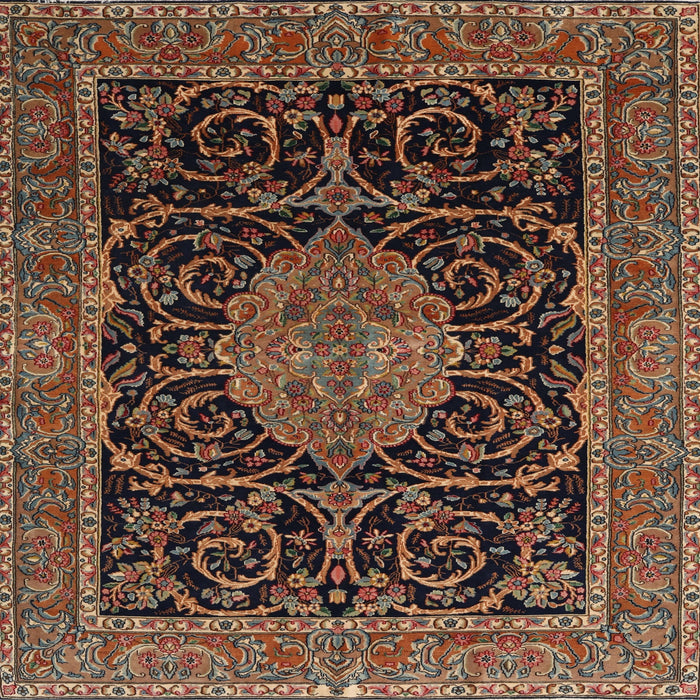 Square Traditional Red Medallion Rug, tr15