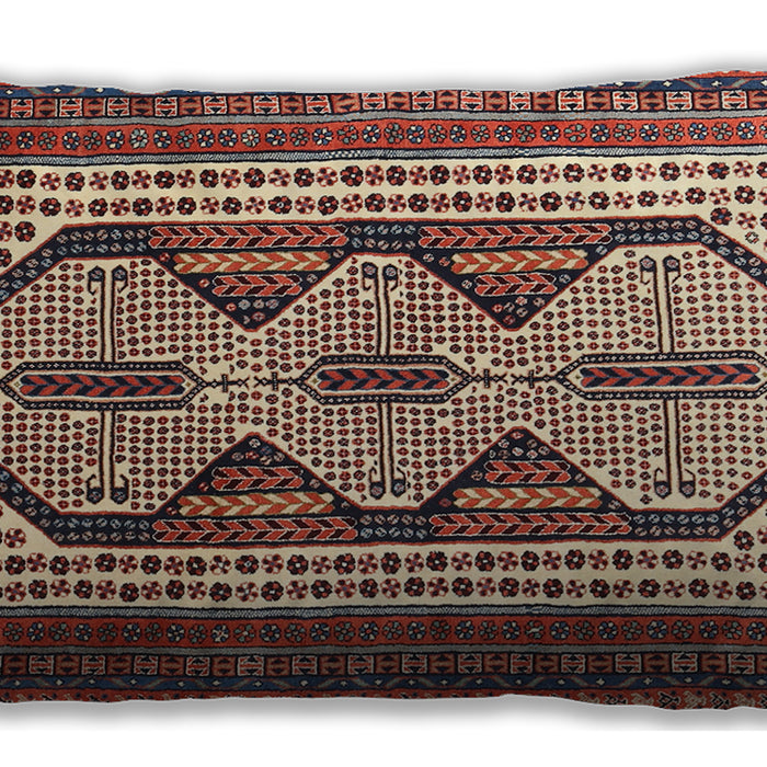 Traditional Classic Rectangular Light French Beige Brown Lumbar Throw Pillow, 13 inch by 19 inch, lbtr1602