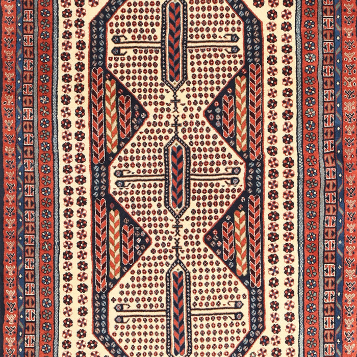 Traditional Light French Beige Brown Persian Rug, tr1602