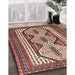 Traditional Light French Beige Brown Persian Rug in Family Room, tr1602