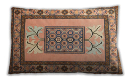Traditional Classic Rectangular Chestnut Brown Lumbar Throw Pillow, 13 inch by 19 inch, lbtr1604