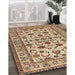 Machine Washable Traditional Dark Sienna Brown Rug in a Family Room, wshtr1605