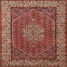 Square Traditional Red Persian Rug, tr1606