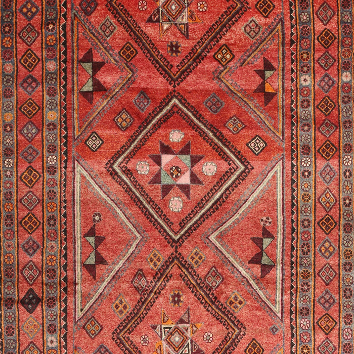 Traditional Orange Southwestern Rug, tr1607