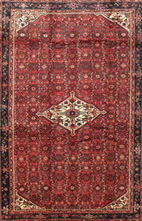 Machine Washable Traditional Tomato Red Rug, wshtr160