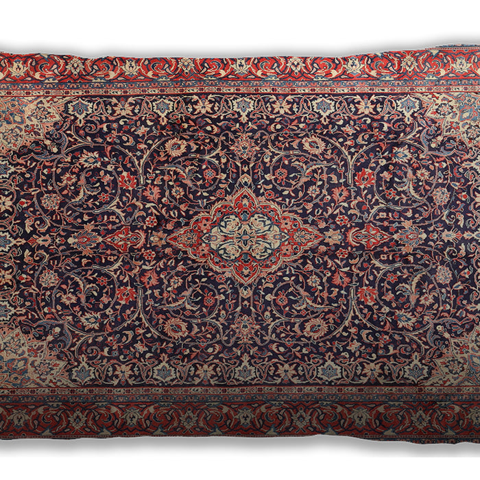 Traditional Classic Rectangular Brown Red Lumbar Throw Pillow, 13 inch by 19 inch, lbtr1610