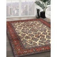 Traditional Camel Brown Persian Rug, tr1612