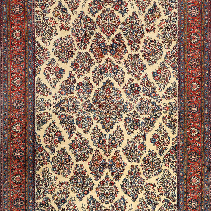 Traditional Camel Brown Persian Rug, tr1612